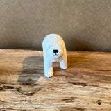 Polar Bear (Walking) - Small - Japanese Carved Wooden Figure