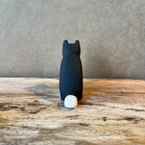 Husky Dog - Japanese Carved Wooden Figure