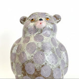 Standing Bear - Purple Spots - Large