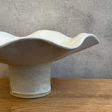 Pedestal Bowl #02 - "Wave" - Large • Jan25