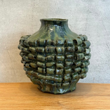 "Loop de Loop" Vase in Olive Green - Large