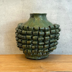 "Loop de Loop" Vase in Olive Green - Large