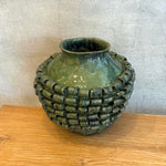 "Loop de Loop" Vase in Olive Green - Large