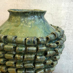 "Loop de Loop" Vase in Olive Green - Large