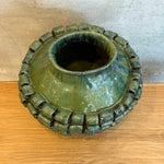 "Loop de Loop" Vase in Olive Green - Large