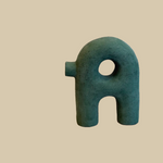 "Latitude In Green" Sculpture