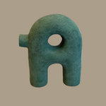 "Latitude In Green" Sculpture