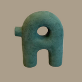"Latitude In Green" Sculpture