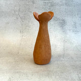 "Flower In Brown" Sculpture - Medium