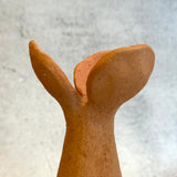 "Flower In Brown" Sculpture - Medium