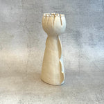"Art Nouveau Flower in White" Vase - Medium