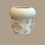 "Artichoke in White" Vase - Medium