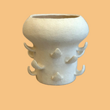 "Artichoke in White" Vase - Medium