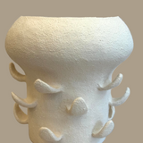 "Artichoke in White" Vase - Medium