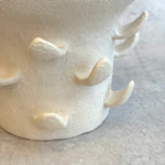 "Artichoke in White" Vase - Medium