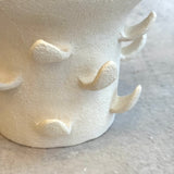 "Artichoke in White" Vase - Medium