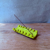 Incense Holder - Rectangular - Pommels - Yellow Crawl