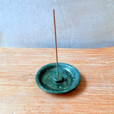 Incense Holders - Circular - Green - Small