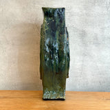 Vase - Medallion / Scroll - Green Wash - XL