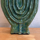 Vase - Medallion / Scroll - Green Wash - XL