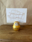 Japanese Carved Wooden "Daruma" - Limited Edition