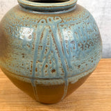 Blue Ash Blossom Jar - Large