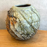 Moon Vase #02 - Wood Fired - Medium