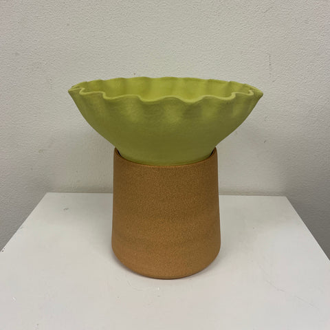 "Bump" Vase - Pale Green - April 2024