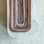 "Corrugate" - Wall Sculpture / Vase - Medium