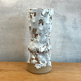 Cylinder Vase - White Drip - Tall