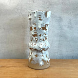 Cylinder Vase - White Drip - Tall