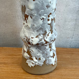 Cylinder Vase - White Drip - Tall