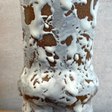 Cylinder Vase - White Drip - Tall