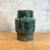 Cylinder Vase - Green Speckle - Small