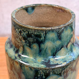 Cylinder Vase - Green Speckle - Small