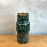 Cylinder Vase - Green Speckle - Large