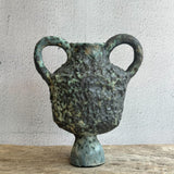 Vase - Urn-Shaped - Green Speckle - Medium #01 • Feb25