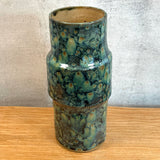 Cylinder Vase - Green Speckle - Large