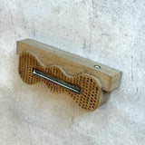 "Torque" - Wall Sculpture / Vase - Light Brown