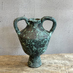 Vase - Urn-Shaped - Green Speckle - Medium #02 • Feb25