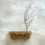 "Torque" - Wall Sculpture / Vase - Light Brown