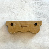 "Torque" - Wall Sculpture / Vase - Light Brown