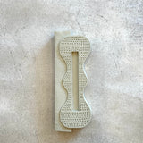 "Torque" - Wall Sculpture / Vase - White