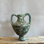 Vase - Urn-Shaped - Green Speckle - Medium #03 • Feb25