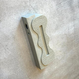 "Torque" - Wall Sculpture / Vase - White