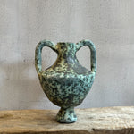 Vase - Urn-Shaped - Green Speckle - Medium #03 • Feb25