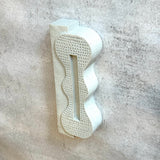 "Torque" - Wall Sculpture / Vase - White