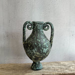 Vase - Urn-Shaped - Green Speckle - Medium #04 • Feb25