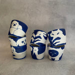 Blue & White Animal Cups • Oct24