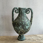 Vase - Urn-Shaped - Green Speckle - Medium #04 • Feb25